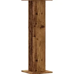 2 - stycken växtställ i åldrat trä - Stabilt konstruerat trä | Storlek: 30x30x95 cm