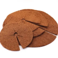 Hot 2 Coconut Mulching-skivor 30 cm Kokosfibermatta Kokosfiber Växtskyddsmatta Kokosnöt Komposttäckning