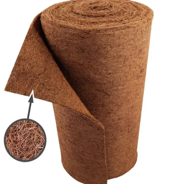 7 m Kokosfibermatta Vinterskydd Släntmatta Kokosfibermatta 800 g/m² 0,25 m bred