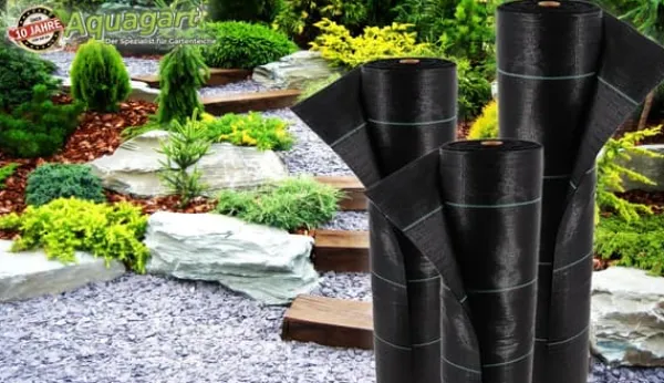 Sale 270 m² Ogräsbekämpningsmembran Ogräsfoder Mulchliner 100 g 2 m bred Markduk & Fiberduk