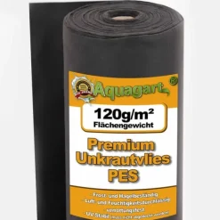Best 275 m² Trädgårdsfleece Ogräsbekämpningstyg Mulchtyg Ogräsbekämpningsmembran Geotexilmembran 120 g 1 m w. Markduk & Fiberduk