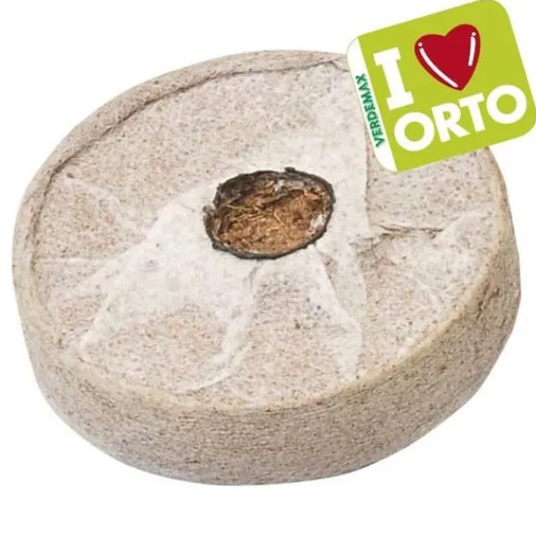 Clearance 12 PASTILLERAS FIBRA DE COCO CON TELA 45XH10CM VERDEMAX PLANTAS FLORES SEMILLAS Kit För Växt- & Örtplantering