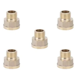 Discount 5 st G3/4 hona till G1/2 hane adapter trädgårdsslangkoppling trädgårdsbevattningstillbehör Bevattning