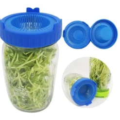 Online 4 st. lättsköljda och dränerade plastlock för grodlock med bred öppning Kit För Växt- & Örtplantering