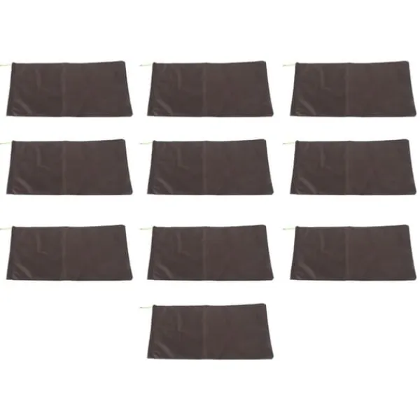 New 10 ST Sandlösa sandpåsar Dragsko översvämningsvattenbarriärer Polyester 9,8x19,7in Dampåse för källargarage Anti Flood Coffee Beredskapsplaner