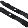 Hot 2 X 49 CM gräsklippare kniv för Husqvarna Electrolux AYP LT LTH 100 112 120 125 131 141 151 154 Trädgårdsmaskiner