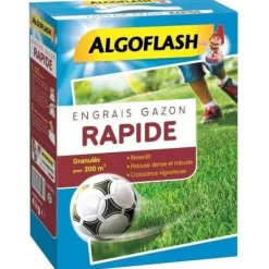 New ALGOFLASH Gräsmatte Gödningsmedel Snabbverkande - 4kg Gödningsmedel