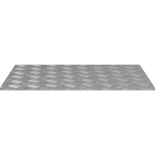 Aluminium Checker Plates 4 st Halkskydd - Halkfria trapptäcksmattor | Storlek: 70x50 cm