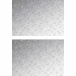 Clearance Aluminium Rutschkåpor - Halkfria Gummimattor | Storlek: 70x50 cm | 2 st Öppna Spisar