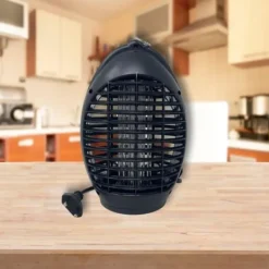 Anti-Mygga Lampe 4 LED UV Oval Elektrisk och Tyst för Inomhus med Räckvidd på 40 m²