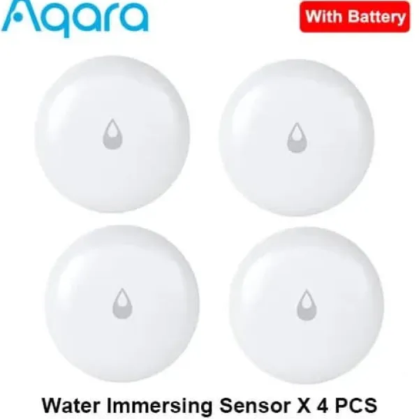 Hot Aqara Vattensensor, 4 st, IP67 Vattentålig klassning,4 st Läckagedetektorer