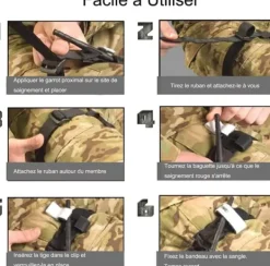 Best Auledio Turnstile Tactical Turniquet Emergency Kit för jakt och vandring, för allvarliga nödsituationer utomhus och blodförlustkontroll van Beredskapsplaner