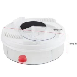 Automatisk Spinning Mute Elektrisk flugfälla-enhet med fångstmat USB-kabel-CY