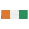 Outlet Bannern Flagga - Elfenbenskusten - 150x450 cm - 8 Öljett - Polyester - Digitaltryck Flaggor & Vindstrutar