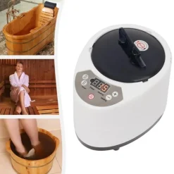 Bastu Ånggenerator - Mini - 3 L Kapacitet - 1000 W - 220 V 50 Hz - EU-Kontakt - Fjärrkontroll & Touch - 304 Rostfritt Stål