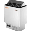 Bastuaggregat, 8kW elektrisk bastuugn, 41,2x27,4x57 cm, rostfritt stål