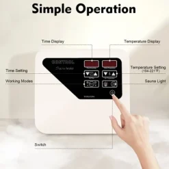 Best Bastuaggregat styrenhet - Extern kontrollpanel - Väggmonterad - 220–240 V - För 3–9 kW - 40–105 °C - Ljusstyrning 60 W - Digital Bastu