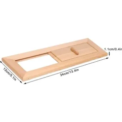 New Bastuluftsugn trä rektangulär grill ventilationsutrustning luktfri lämplig för bastu och ångbad justerbar luftspalt slät yta burk Bastu