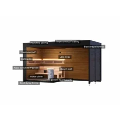 Outlet Bastustuga Saunasell Patio S Plus Bastu