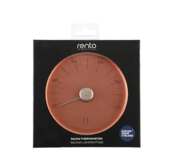 Bastutermometer RENTO COPPER, D15x2cm