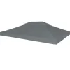Outlet Belvederetyg - - 4x3 m - Antracit - 310 g/m² - Vattentät Tält & Lusthus