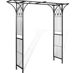 Discount Bersåer, spaljéer & pergolor - Living Rosenbåge 200x52x204 cm Valvbågar, Spaljéer, Bersåer & Pergolor