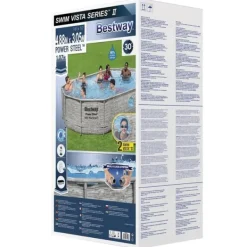 Poolset Power Steel 488x305x107 cm Pooler