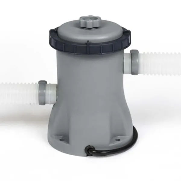 Bestway Round Uppblåsbar Fast Set Pool - 366 x 76 cm - Blå - Inklusive Tillbehör - CB17