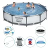 Bestway Steel Pro MAX Rund 366x76 cm - Simbassängkombinationsset
