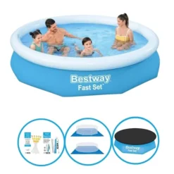 New Swimming Pool Fast Set 305x66 cm - Inklusive tillbehör Pooler