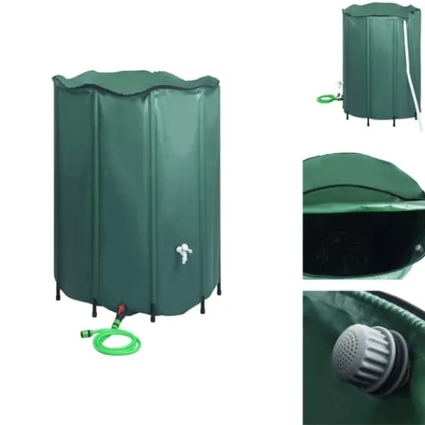 Bevattning - Living Regntunna hopfällbar med kran 1250 L