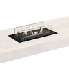 Discount Bioetanolbrännare S med inbyggd profil - Svart - säker och enkel installation - 2 KW värme Öppna Spisar