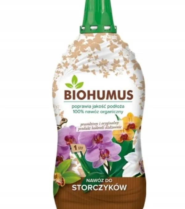 Biohumusgödsel för orkidéer och blommande växter 1 l Gödningsmedel