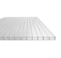 Bit av växthusflerväggsark / klar polykarbonat 700x1500mm - 4mm, 3st.