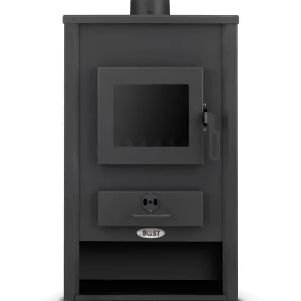 Sale BLIST B2E Modern Design Vedspis med Vattenmantel - 15 kW, Miljövänlig Uppvärmning för Designmedvetna Hem Vedeldade Kaminer