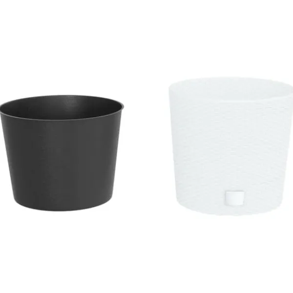 Online Blomkruka med avtagbar insida vit 15/15,3 L PP-rotting - Odlingslåda - Odlingslådor - Home & Living Krukor & Växtbehållare