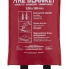 Clearance Brandfilt NEXA silikon 120x120cm röd Brandfilt