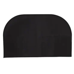 Brandsäker halvrund matta i glasfiber - dubbelt lager, halkbeständig, golvskydd - 19,7 x 31,5 tum