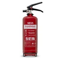 Brandsläckare NEXA 2kg pulver röd 13A