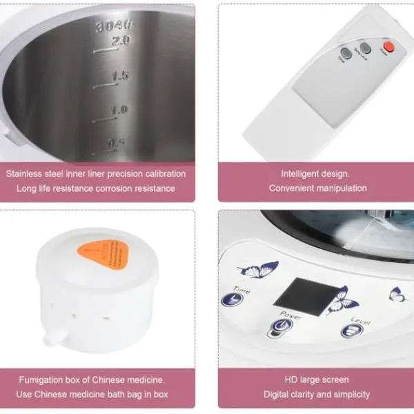 Online Bärbar Dampsauna, 800W Effekt, 110V/220V Spänning, Integrerad Rostfritt Stål, Fällbar Design, En-Person Kapacitet Bastu