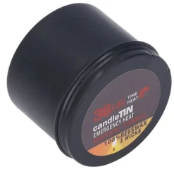 Bärbart 3-Wick Survival Candle: 36 timmars brinntid, naturlig söt arom, perfekt för nödsituationer hemma och utomhus Beredskapsplaner