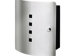 Sale Burg Wächter Nyckelskåp Quad 6204/10 Ni 33520 Antal krokar 10 Rostfritt stål, svart Postlådor & Brevlådor