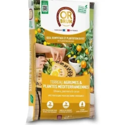 Clearance Citrus- och medelhavsjord - BROWN GOLD - OBRTAG20N - 20 L Jord & Sand