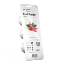 Best Click and Grow Smart Garden Refill 3-pack - Chilipeppar Kit För Växt- & Örtplantering