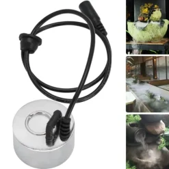 New 60cm Mini Mist Maker utan ljus för vattenfontän, damm, fiskakvarium, skapar atmosfär 24V Fontäner & Dammar