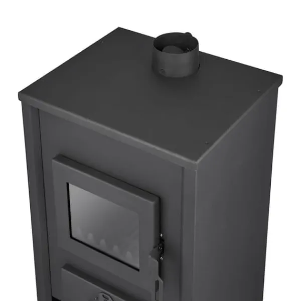Discount CV Vedkamin - stål - fristående - 15kw Vedeldade Kaminer