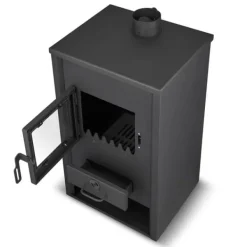 Discount CV Vedkamin - stål - fristående - 15kw Vedeldade Kaminer