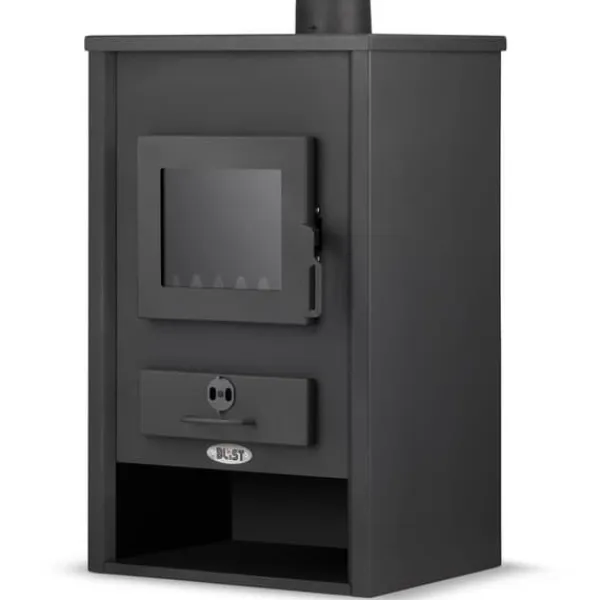 Discount CV Vedkamin - stål - fristående - 15kw Vedeldade Kaminer