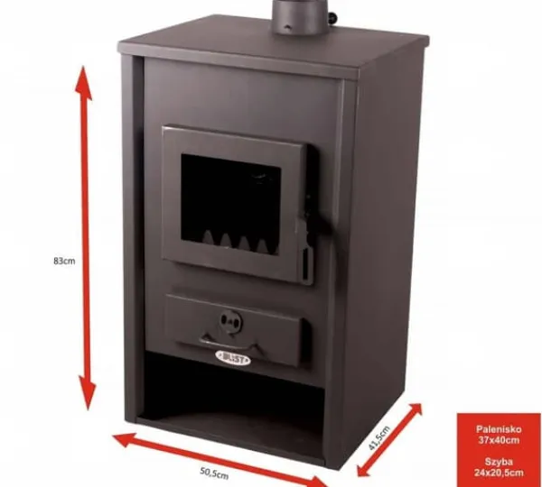 Clearance CV vedspis med vattenmantel - 22 kW - antracit Vedeldade Kaminer