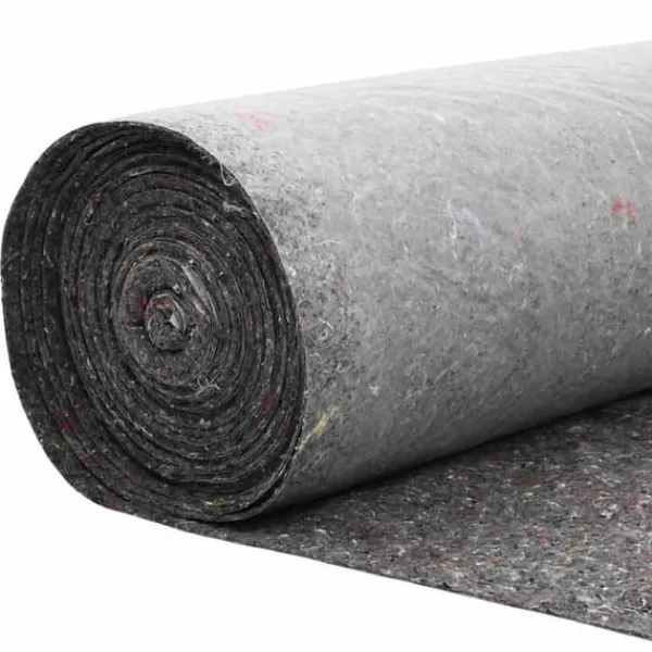 Dammfleece 500 g/㎡ 1x50 m - Barriär för vattenträdgård | Färg: Svart | Storlek: 1x50 m